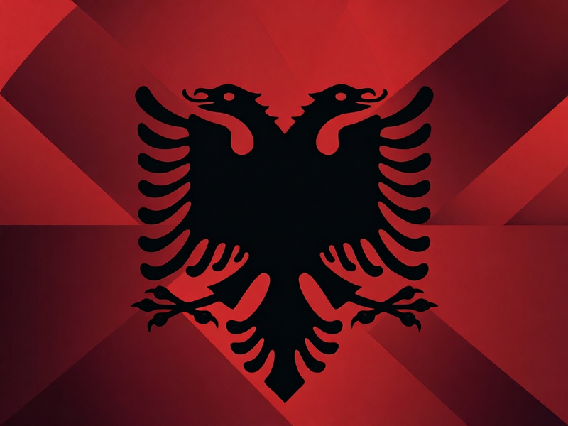 Skanderbeg-Platz in Tirana, Albanien